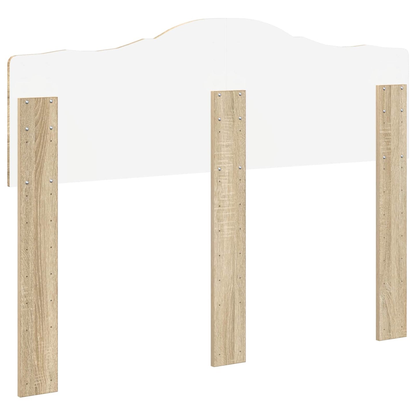 vidaXL Κεφαλάρι με κεφαλάρι Δρύς Sonoma 135 cm Επεξεργασμένο ξύλο