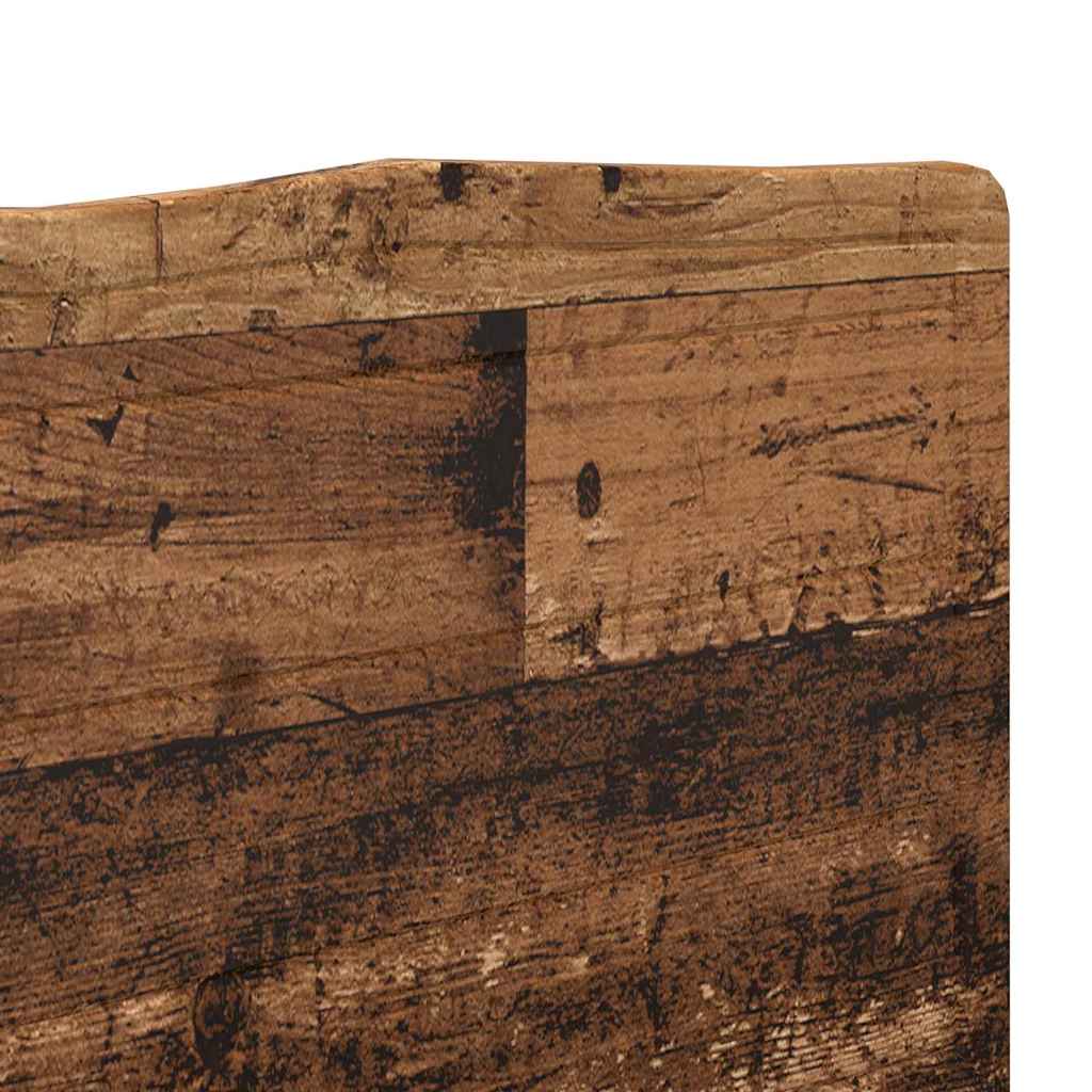 vidaXL Κεφαλάρι με κεφαλάρι Παλιό Ξύλο 135 cm Επεξεργασμένο ξύλο