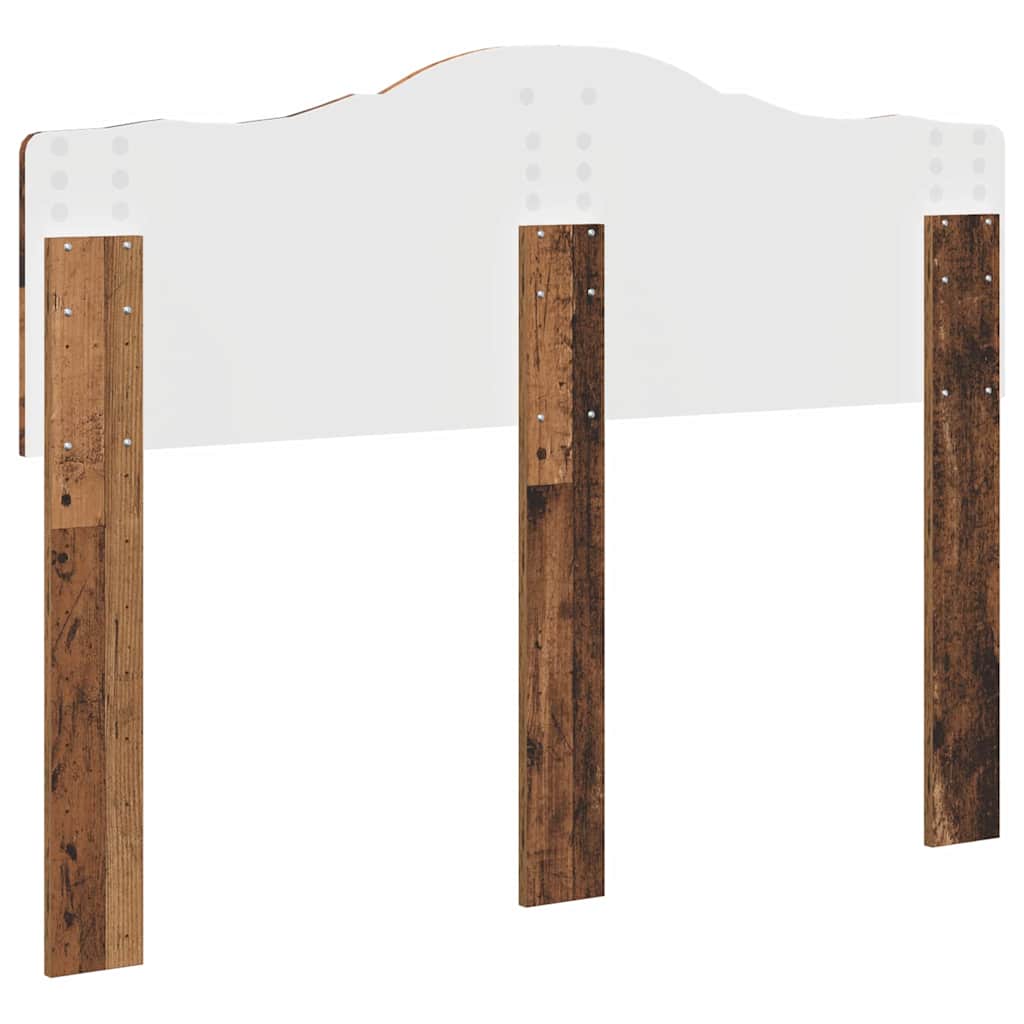 vidaXL Κεφαλάρι με κεφαλάρι Παλιό Ξύλο 135 cm Επεξεργασμένο ξύλο