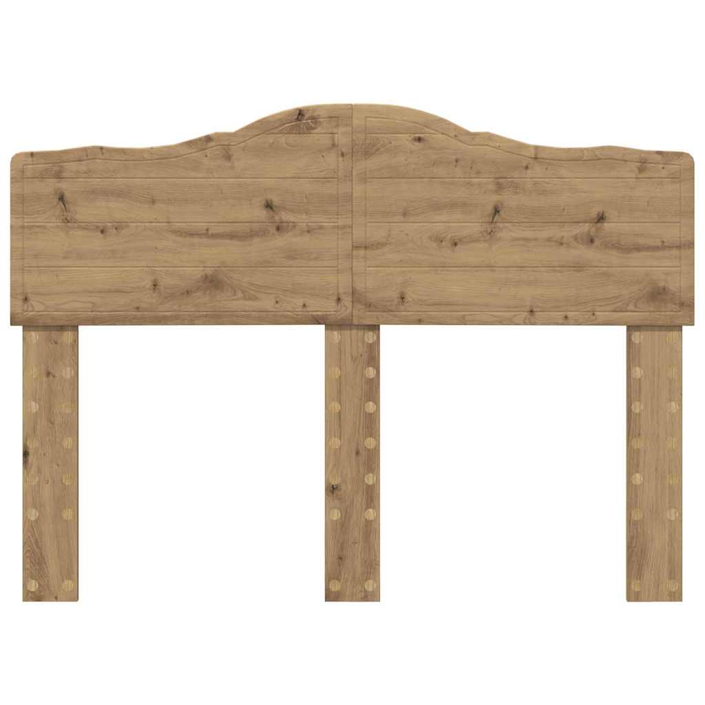 vidaXL Κεφαλάρι με κεφαλάρι Artisan Oak 120 cm Επεξεργασμένο ξύλο