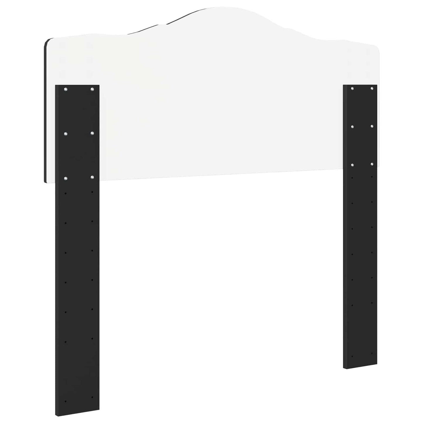 vidaXL Κεφαλάρι με κεφαλάρι Μαύρη Οξυά 100 cm Επεξεργασμένο ξύλο