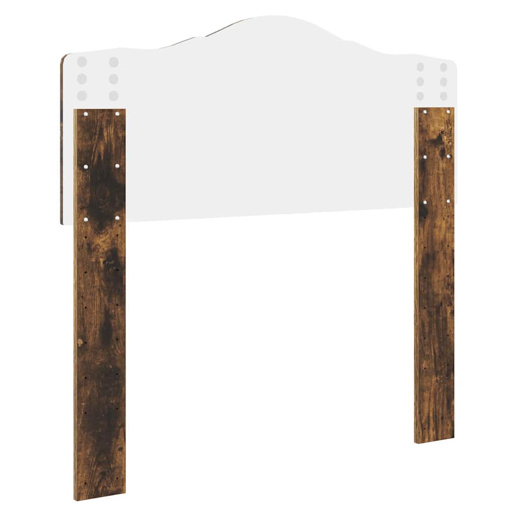 vidaXL Κεφαλάρι με κεφαλάρι Καπνιστό Δρύς 100 cm Επεξεργασμένο ξύλο