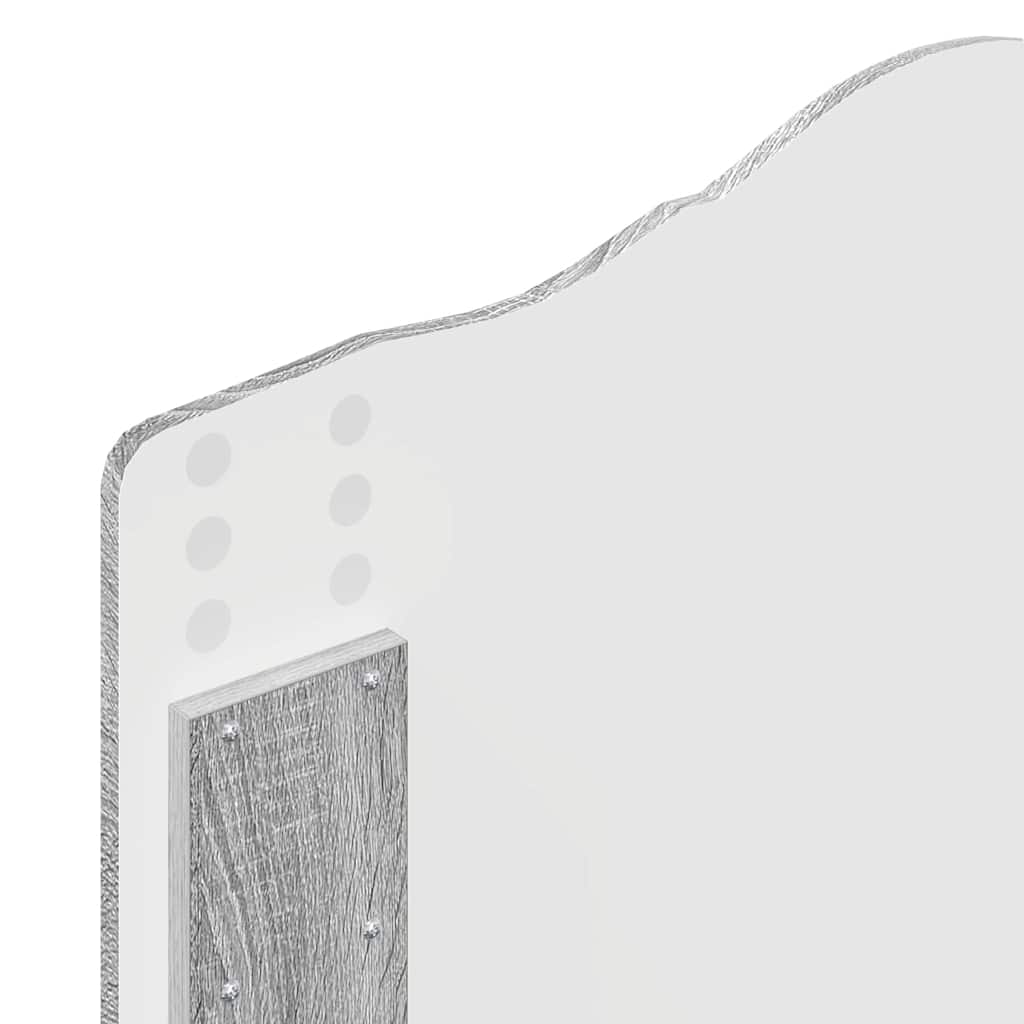 vidaXL Κεφαλάρι με κεφαλάρι Γκρίζο Σονομα 100 cm Επεξεργασμένο ξύλο