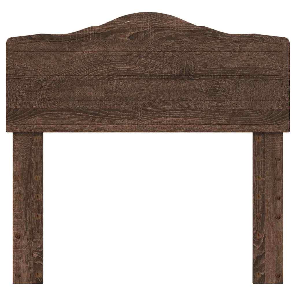 vidaXL Κεφαλάρι με κεφαλάρι Καφέ δρυς 90 cm Επεξεργασμένο ξύλο