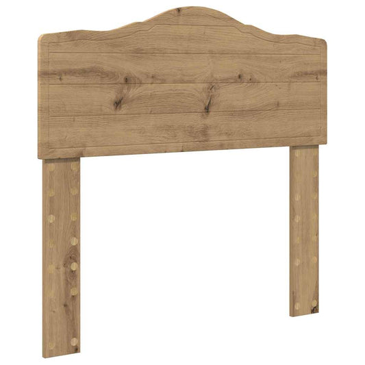 vidaXL Κεφαλάρι με κεφαλάρι Artisan Oak 90 cm Επεξεργασμένο ξύλο