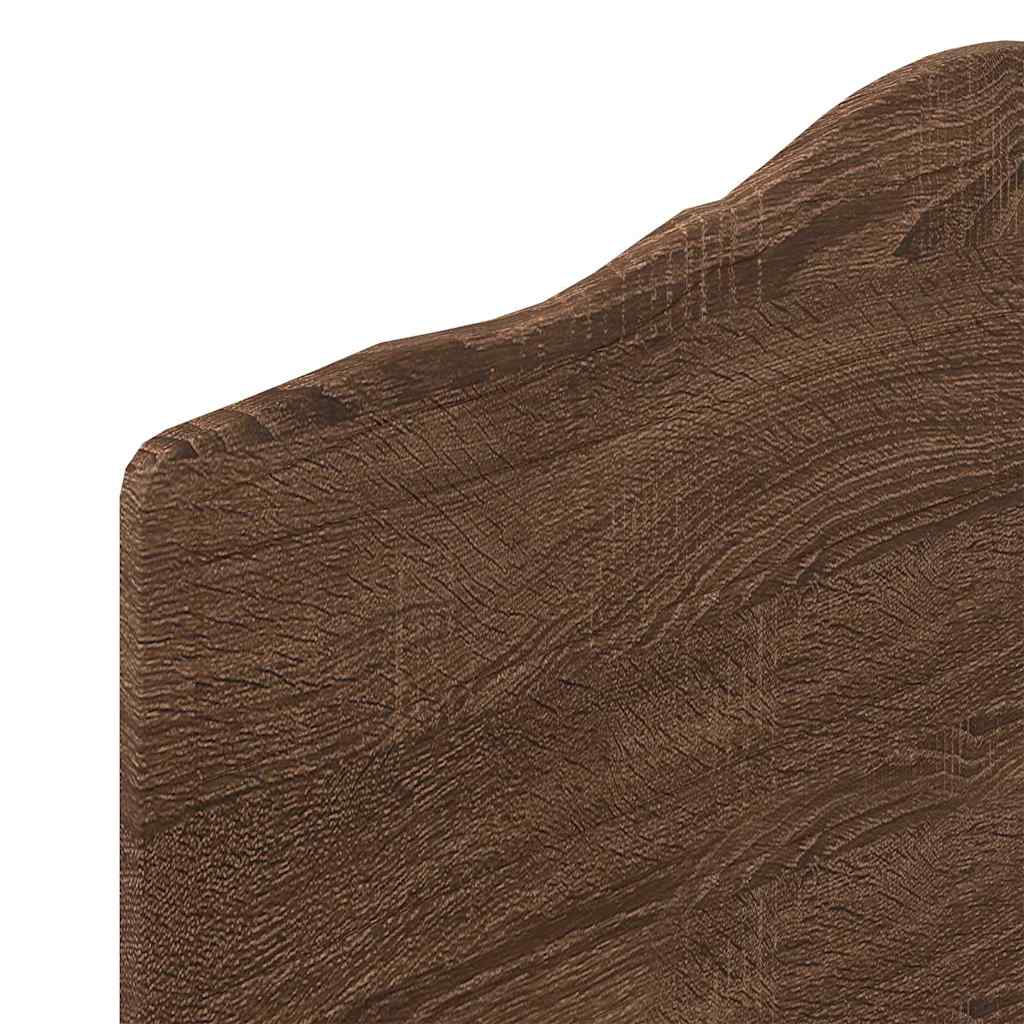 vidaXL Κεφαλάρι με κεφαλάρι Καφέ δρυς 80 cm Επεξεργασμένο ξύλο