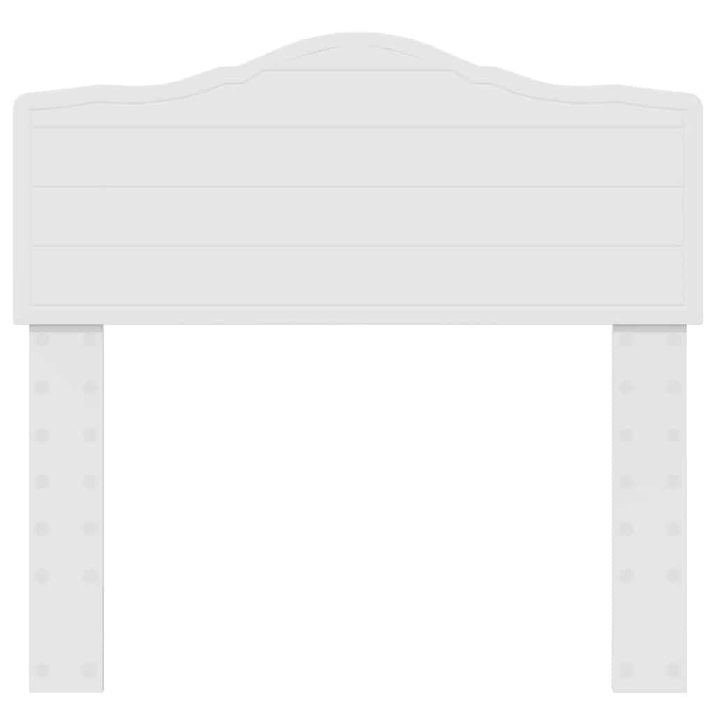 vidaXL Κεφαλάρι με κεφαλάρι Λευκό 75 cm Επεξεργασμένο ξύλο