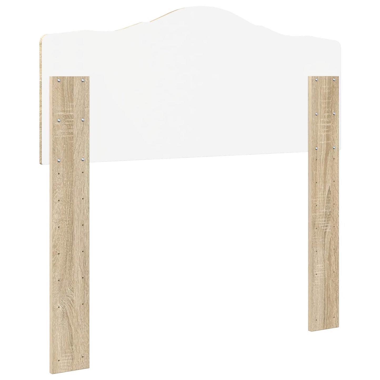 vidaXL Κεφαλάρι με κεφαλάρι Δρύς Sonoma 75 cm Επεξεργασμένο ξύλο
