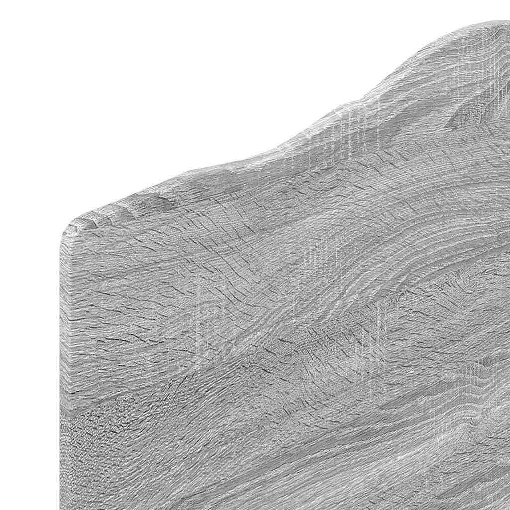 vidaXL Κεφαλάρι με κεφαλάρι Γκρίζο Σονομα 75 cm Επεξεργασμένο ξύλο