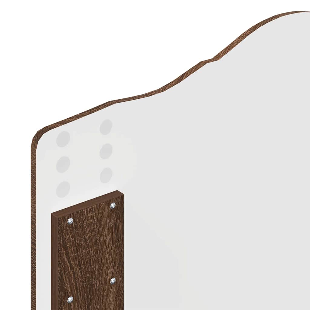 vidaXL Κεφαλάρι με κεφαλάρι Καφέ δρυς 75 cm Επεξεργασμένο ξύλο