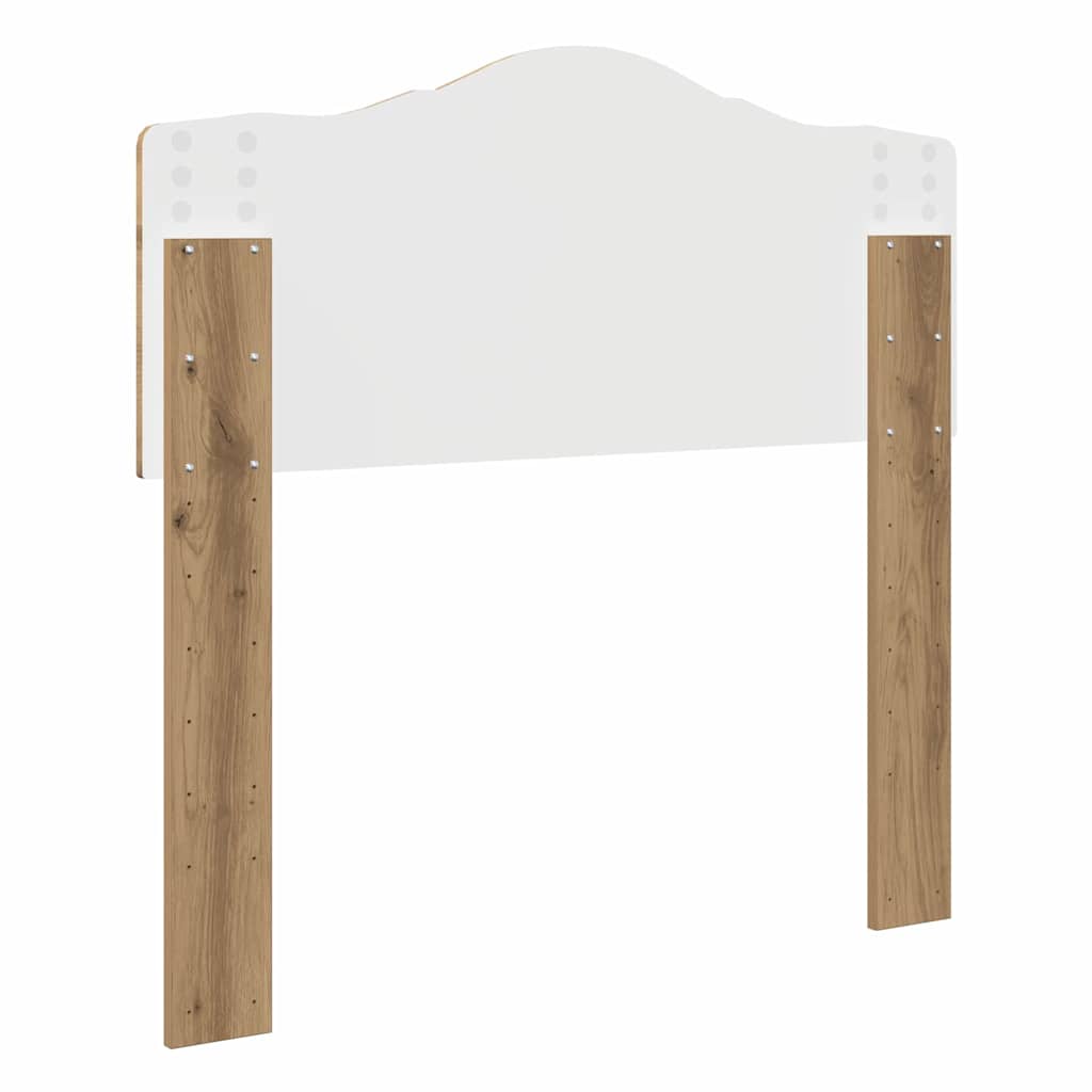 vidaXL Κεφαλάρι με κεφαλάρι Artisan Oak 75 cm Επεξεργασμένο ξύλο