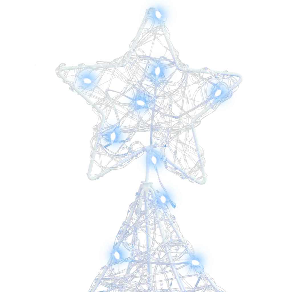 vidaXL Χριστουγεννιάτικο Δέντρο με 160 LED Ψυχρό λευκό 150 cm Ακρυλικό