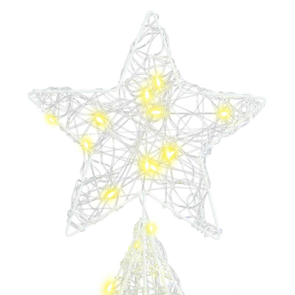 vidaXL Χριστουγεννιάτικο Δέντρο με 240 LED Θερμό λευκό 180 cm Ακρυλικό