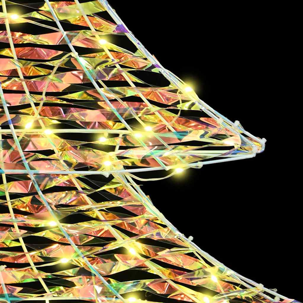 vidaXL Χριστουγεννιάτικο Δέντρο με 240 LED Θερμό λευκό 180 cm PET