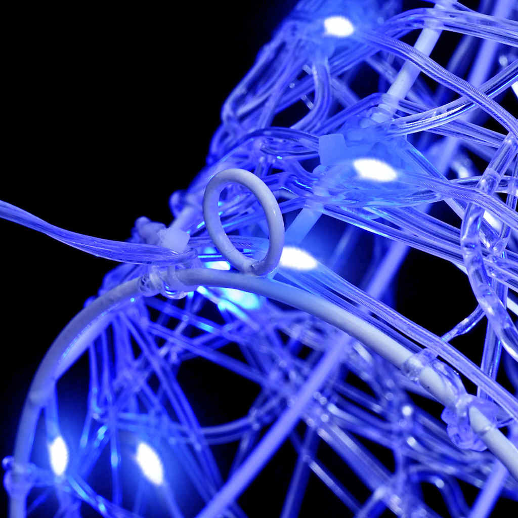 vidaXL Κεφάλι Ράντερ με 140 LED Μπλε 60 cm Ακρυλικό