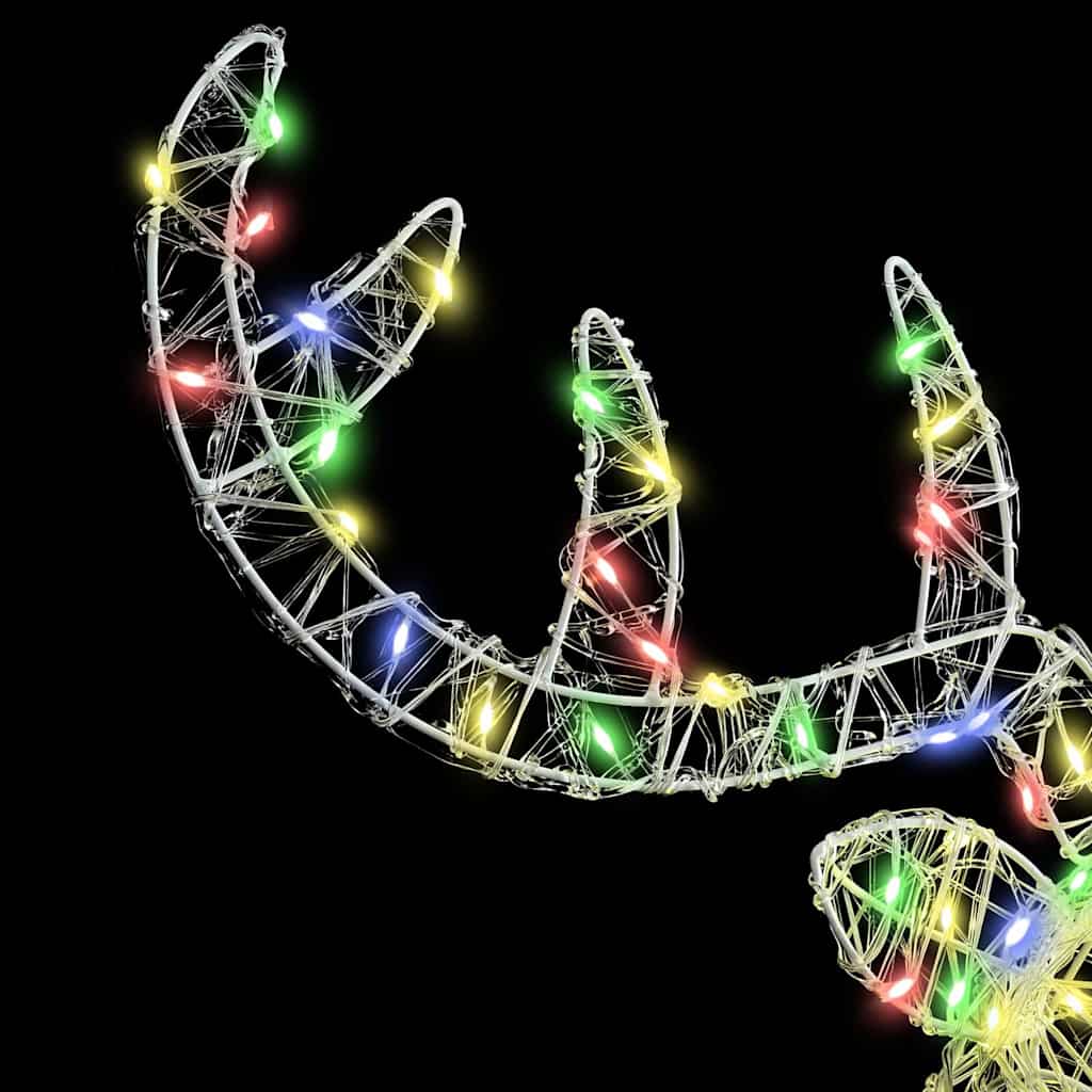 vidaXL Κεφάλι Ράντερ πολύχρωμο 60 cm Ακρυλικό