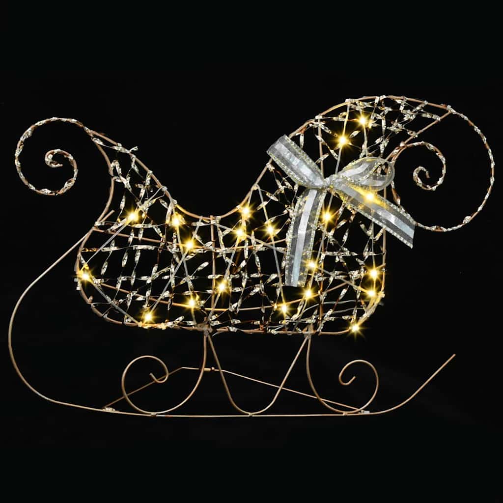 vidaXL LED Ρούντερ με 60 LED 3 pcs Θερμό λευκό PET