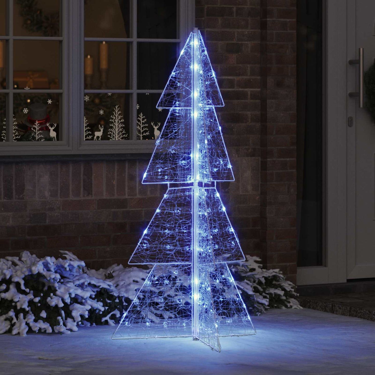 vidaXL Χριστουγεννιάτικο Δέντρο με 160 LED Μπλε 150 cm Ακρυλικό