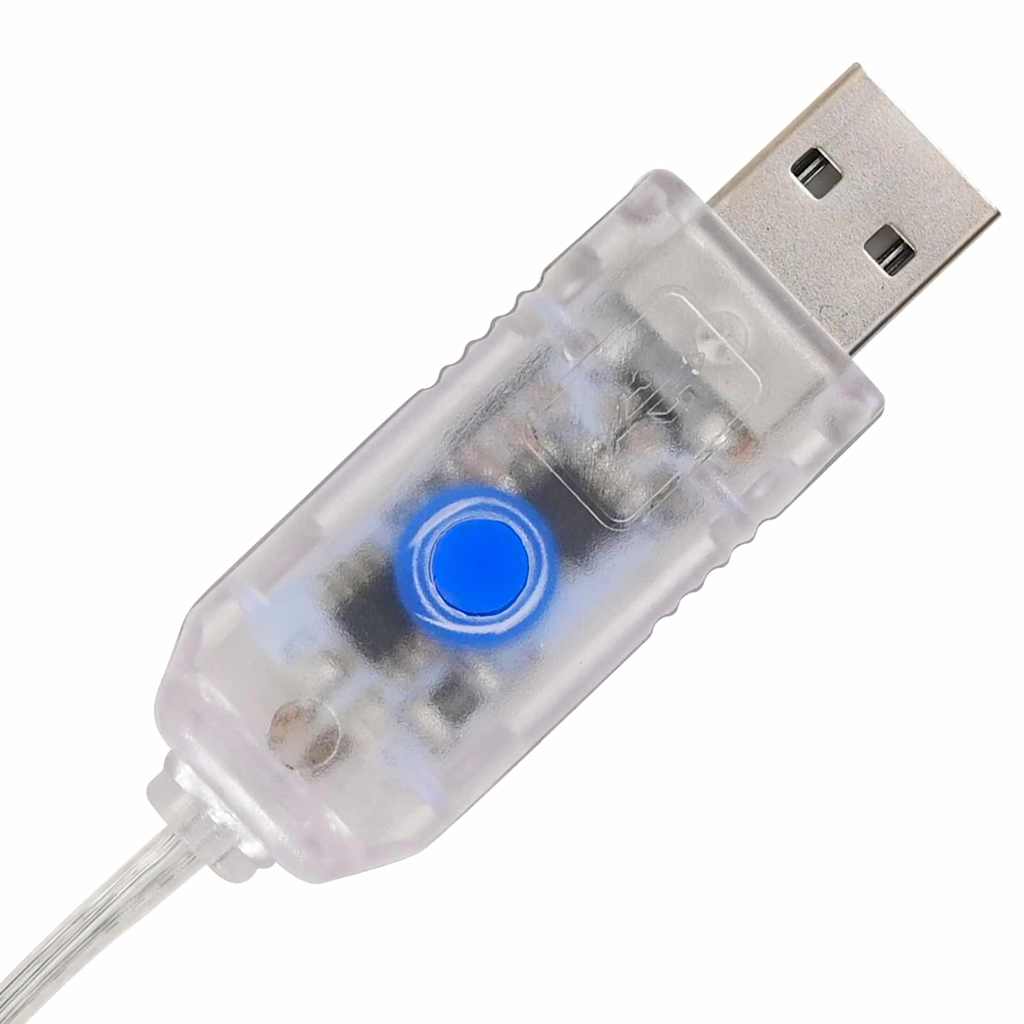 vidaXL Χριστουγεννιάτικο Δέντρο με 160 LED Πολύχρωμο 150 cm Ακρυλικό