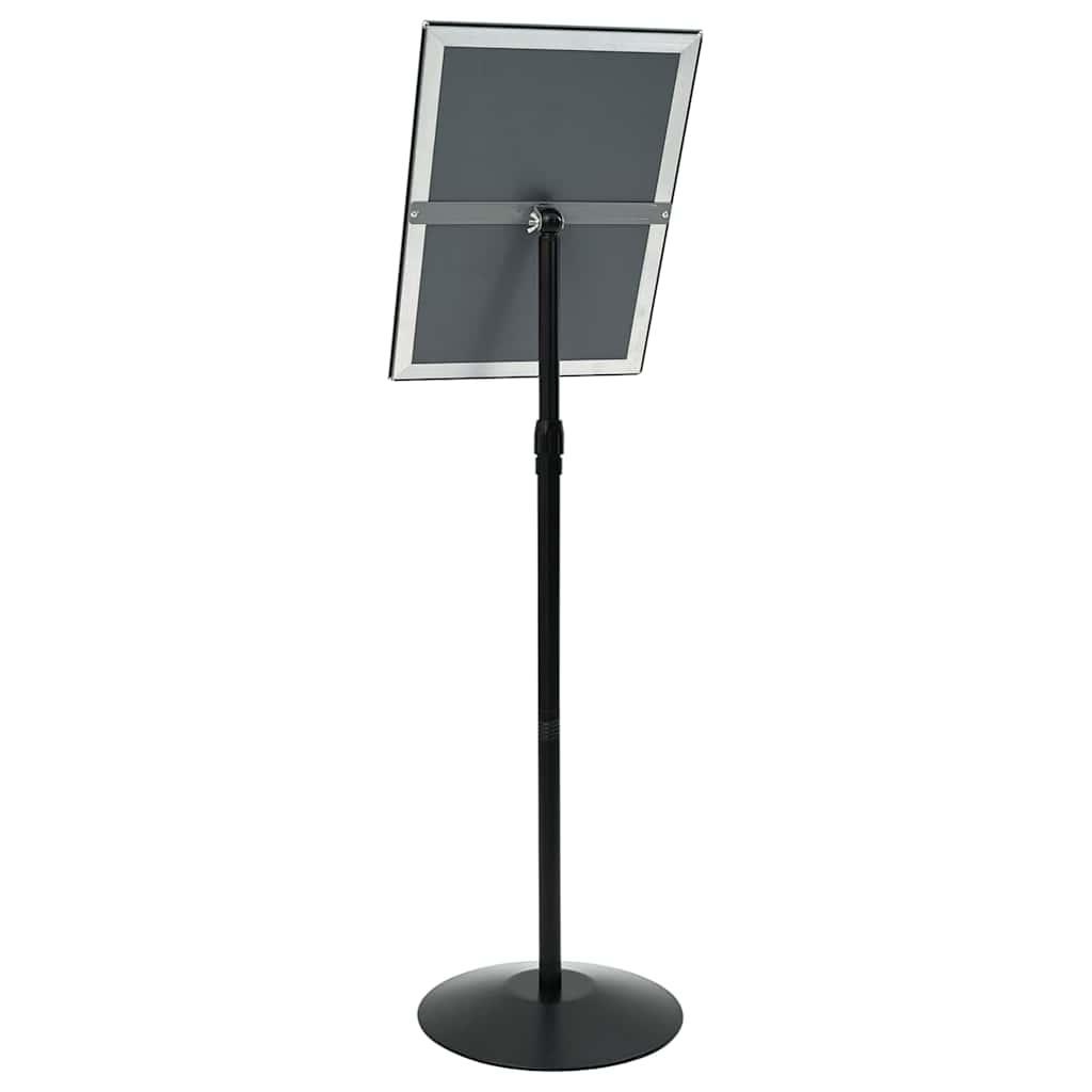 vidaXL Πόδι αφίσας Ασημί a3 PVC και Ατσάλι