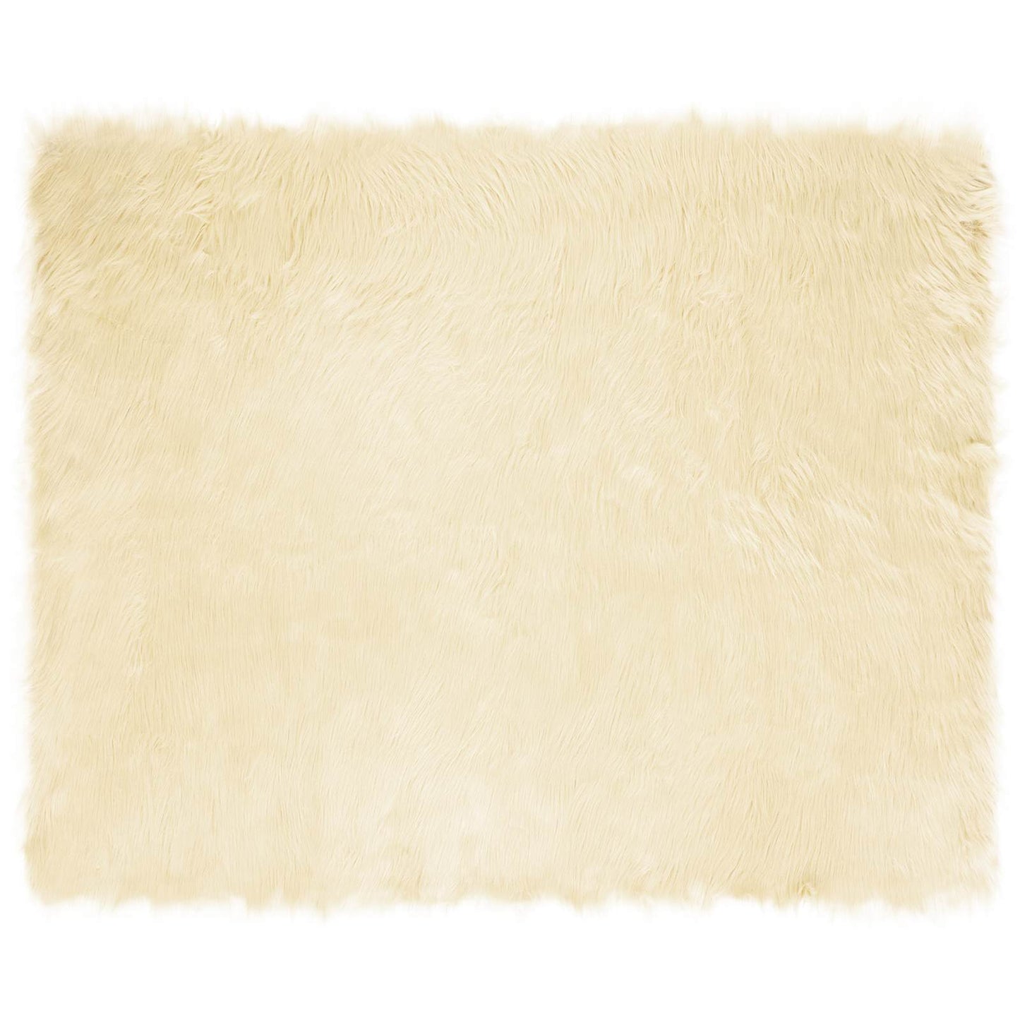 vidaXL Ψεύτικο Δέρμα Προβάτου Χαλί Tafalla Κρεμ 200 x 280 εκ.