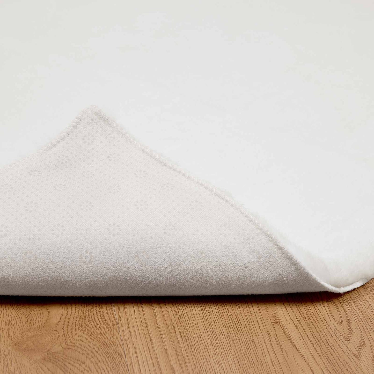 vidaXL Χαλιά Ψεύτικου Κουνελιού Olite Λευκό 60 x 110 cm Πολυεστέρας