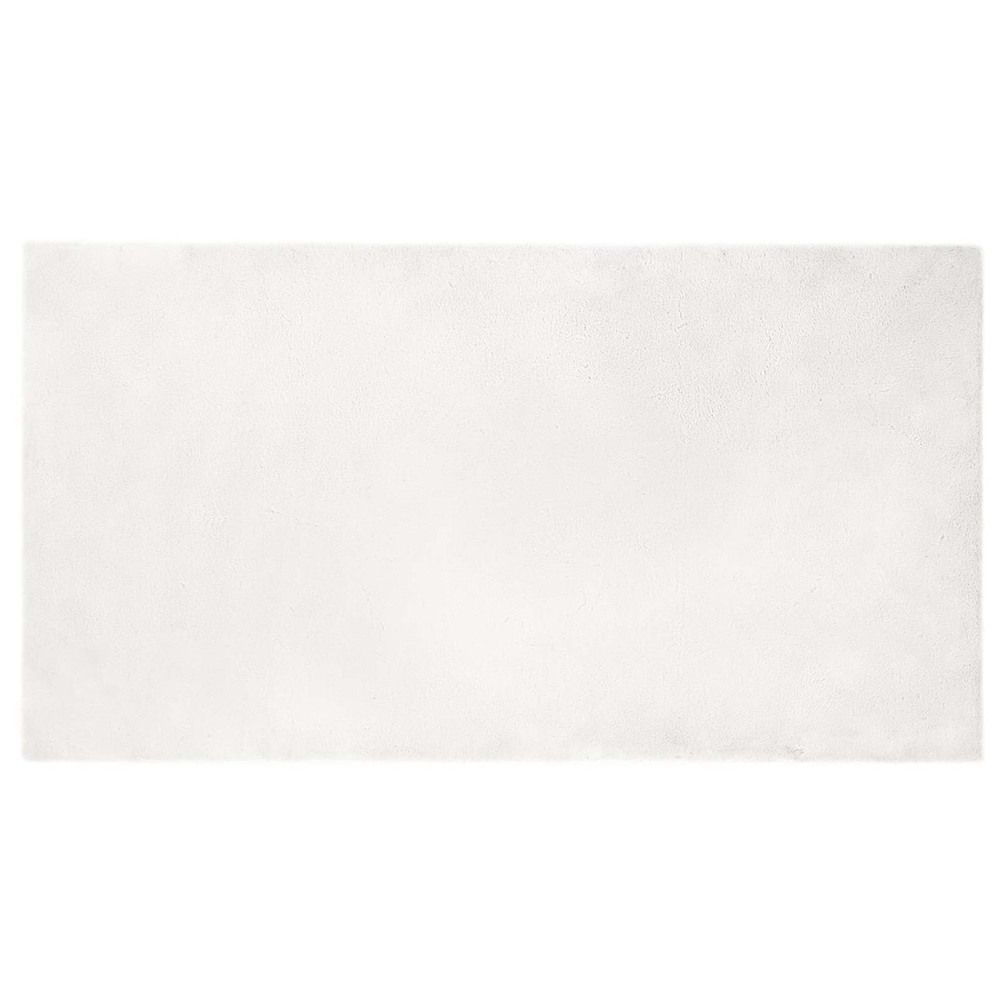 vidaXL Χαλιά Ψεύτικου Κουνελιού Olite Λευκό 60 x 110 cm Πολυεστέρας