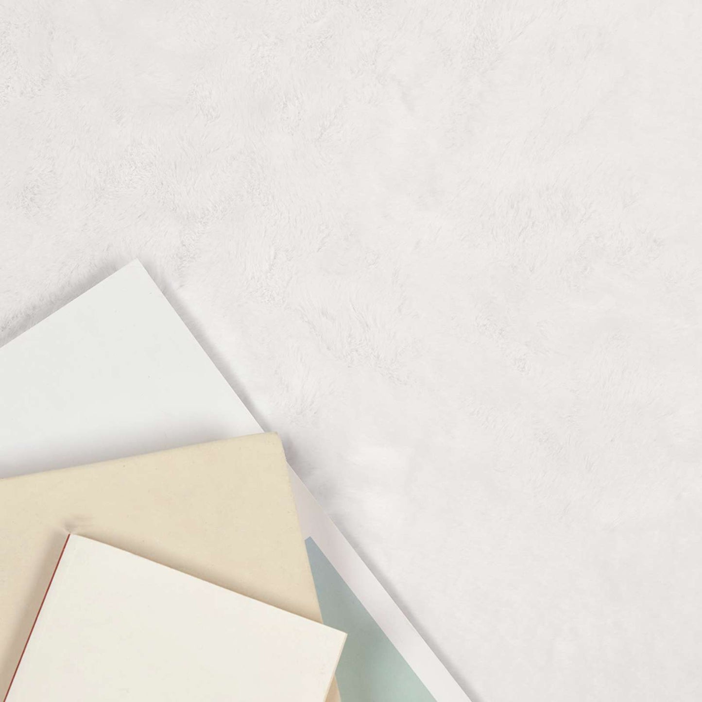 vidaXL Χαλιά Ψεύτικου Κουνελιού Olite Λευκό 80 x 200 cm Πολυεστέρας