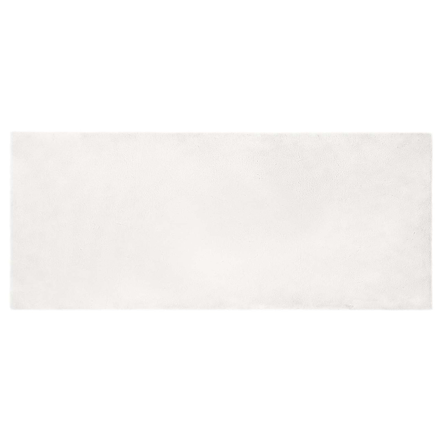 vidaXL Χαλιά Ψεύτικου Κουνελιού Olite Λευκό 100 x 200 cm Πολυεστέρας