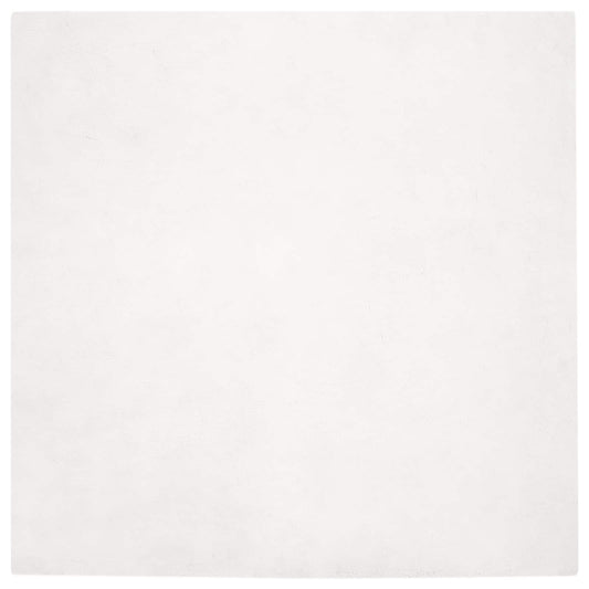 vidaXL Χαλιά Ψεύτικου Κουνελιού Olite Λευκό 120 x 120 cm Πολυεστέρας