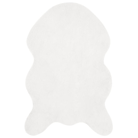 vidaXL Χαλιά Ψεύτικου Κουνελιού Olite Λευκό 60 x 90 cm Πολυεστέρας