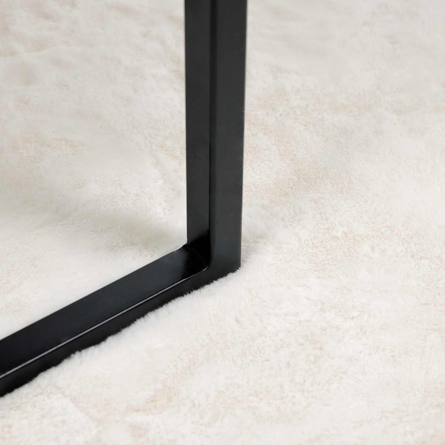 vidaXL Χαλιά Ψεύτικου Κουνελιού Olite Κρεμ 60 x 110 cm Πολυεστέρας