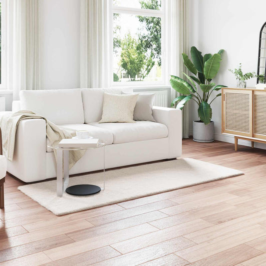 vidaXL Χαλιά Ψεύτικου Κουνελιού Olite Κρεμ 100 x 200 cm Πολυεστέρας