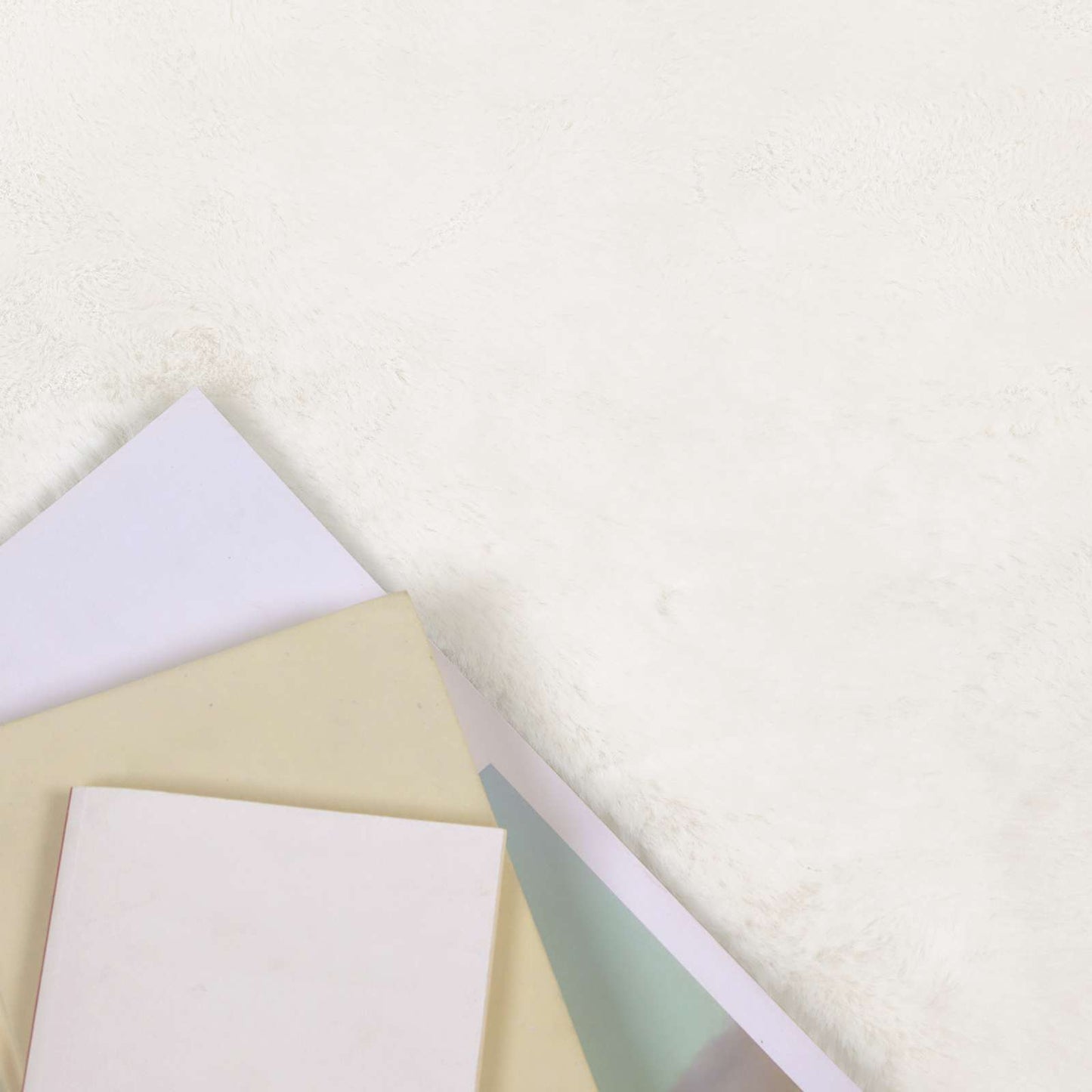 vidaXL Χαλιά Ψεύτικου Κουνελιού Olite Κρεμ 120 x 170 cm Πολυεστέρας