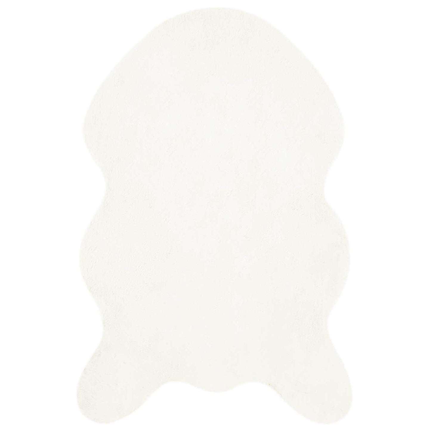 vidaXL Χαλιά Ψεύτικου Κουνελιού Olite Κρεμ 60 x 90 cm Πολυεστέρας