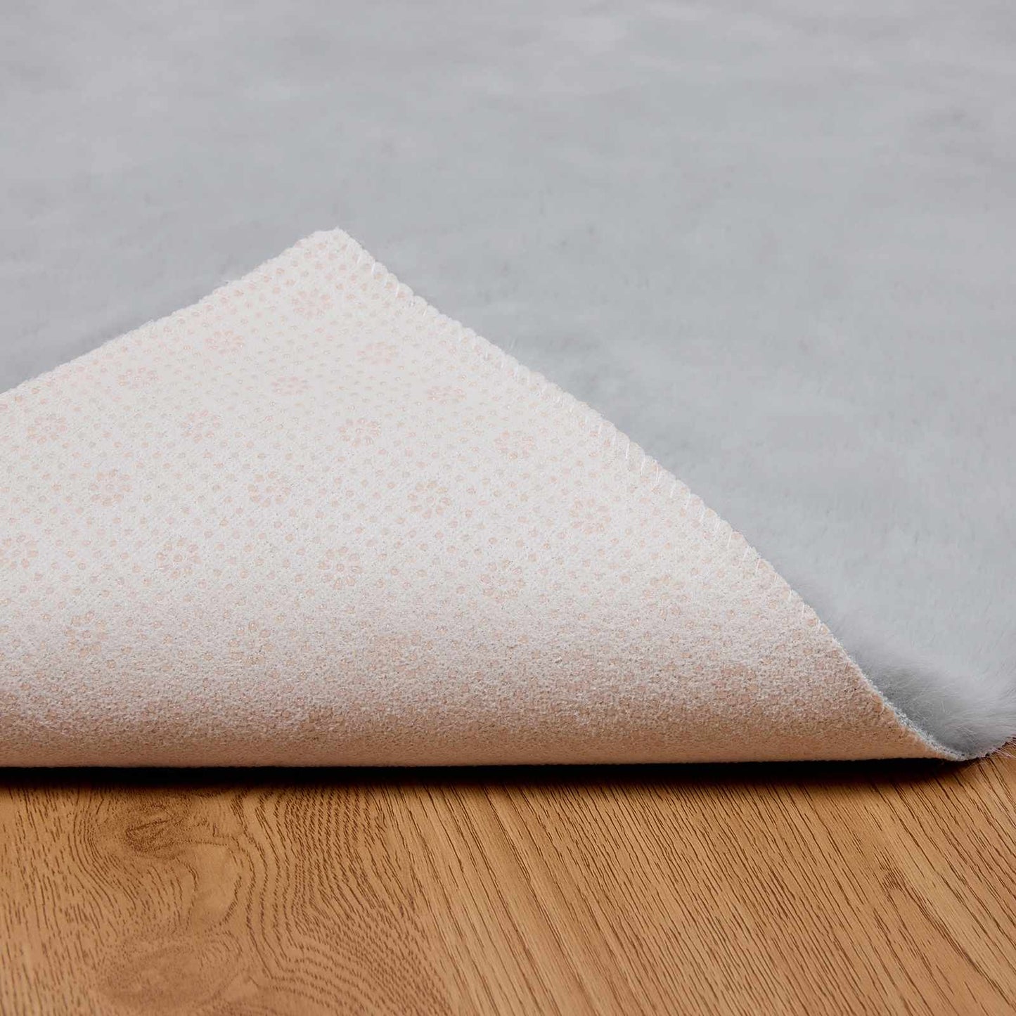 vidaXL Χαλιά Ψεύτικου Κουνελιού Olite Γκρι 60 x 110 cm Πολυεστέρας