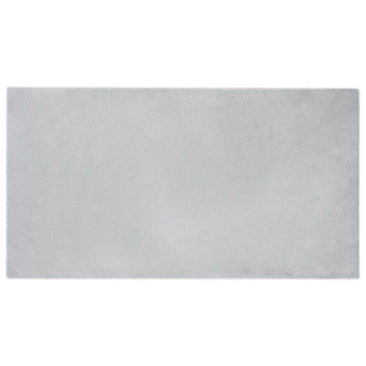 vidaXL Χαλιά Ψεύτικου Κουνελιού Olite Γκρι 60 x 110 cm Πολυεστέρας