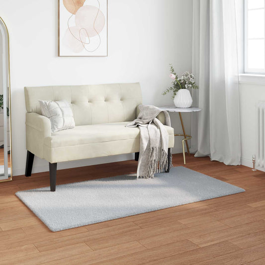 vidaXL Χαλιά Ψεύτικου Κουνελιού Olite Γκρι 80 x 150 cm Πολυεστέρας