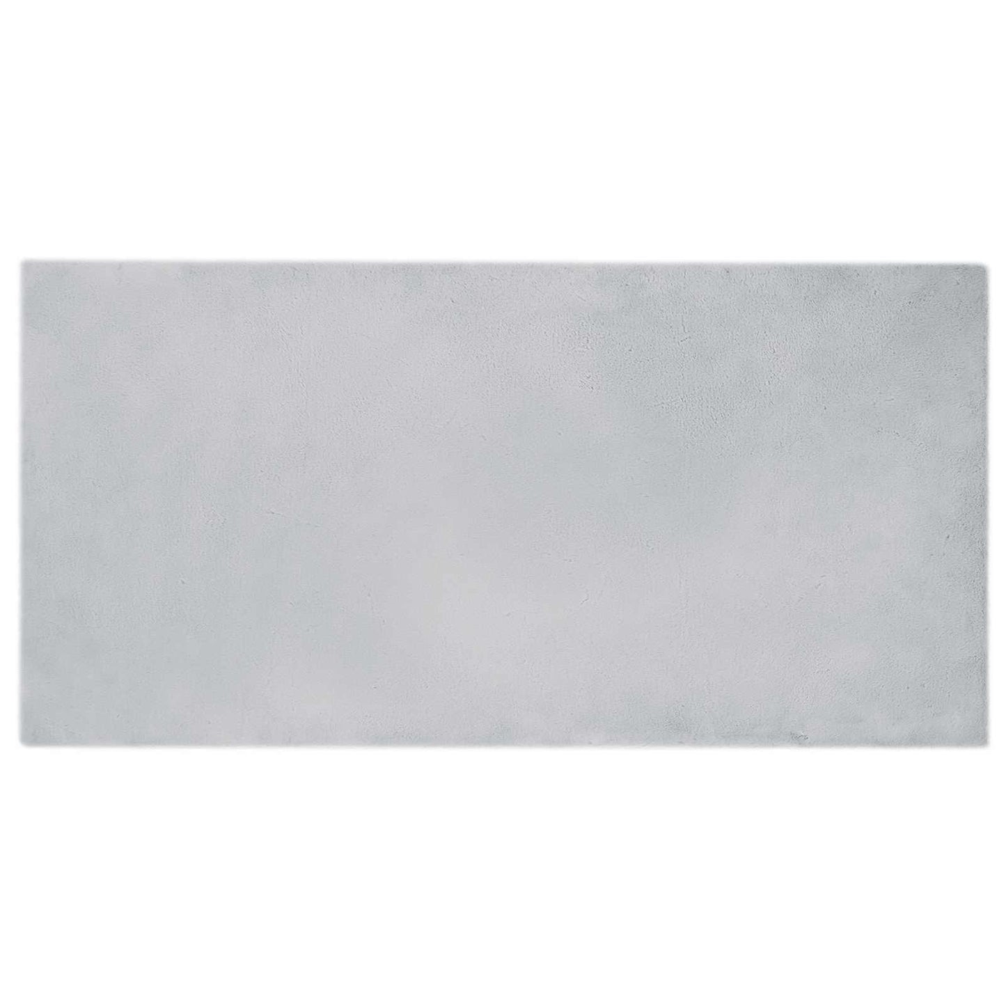 vidaXL Χαλιά Ψεύτικου Κουνελιού Olite Γκρι 100 x 200 cm Πολυεστέρας