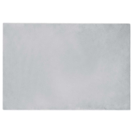 vidaXL Χαλιά Ψεύτικου Κουνελιού Olite Γκρι 120 x 170 cm Πολυεστέρας