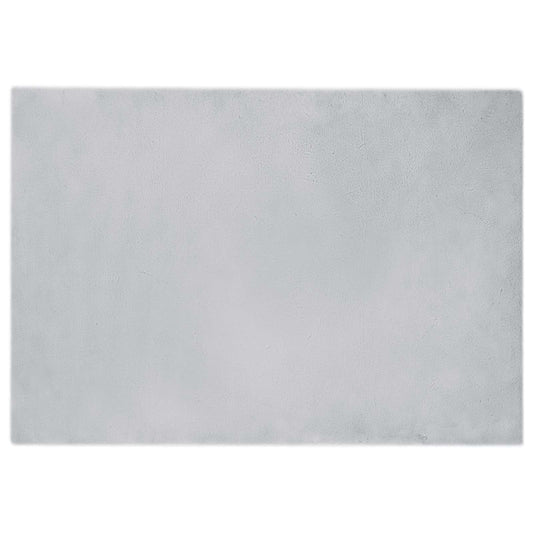 vidaXL Χαλιά Ψεύτικου Κουνελιού Olite Γκρι 140 x 200 cm Πολυεστέρας