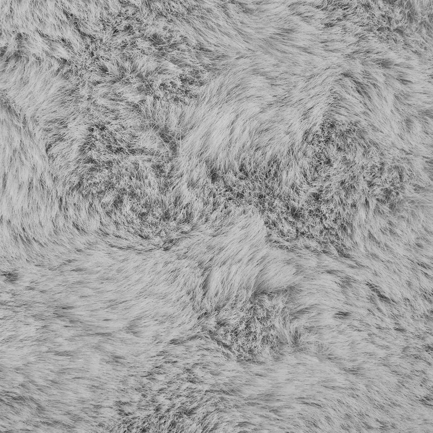 vidaXL Χαλιά Ψεύτικου Κουνελιού Olite Γκρι Ø 200 εκ. Πολυεστέρας