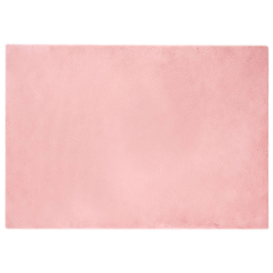 vidaXL Χαλιά Ψεύτικου Κουνελιού Olite Ροζ 160 x 230 cm Πολυεστέρας