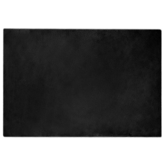vidaXL Χαλιά Ψεύτικου Κουνελιού Olite Μαύρο 120 x 170 cm Πολυεστέρας