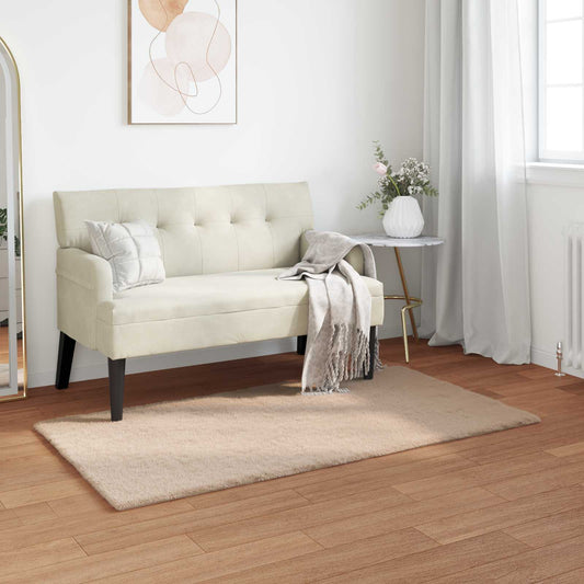vidaXL Χαλιά Ψεύτικου Κουνελιού Olite Taupe 80 x 150 cm Πολυεστέρας