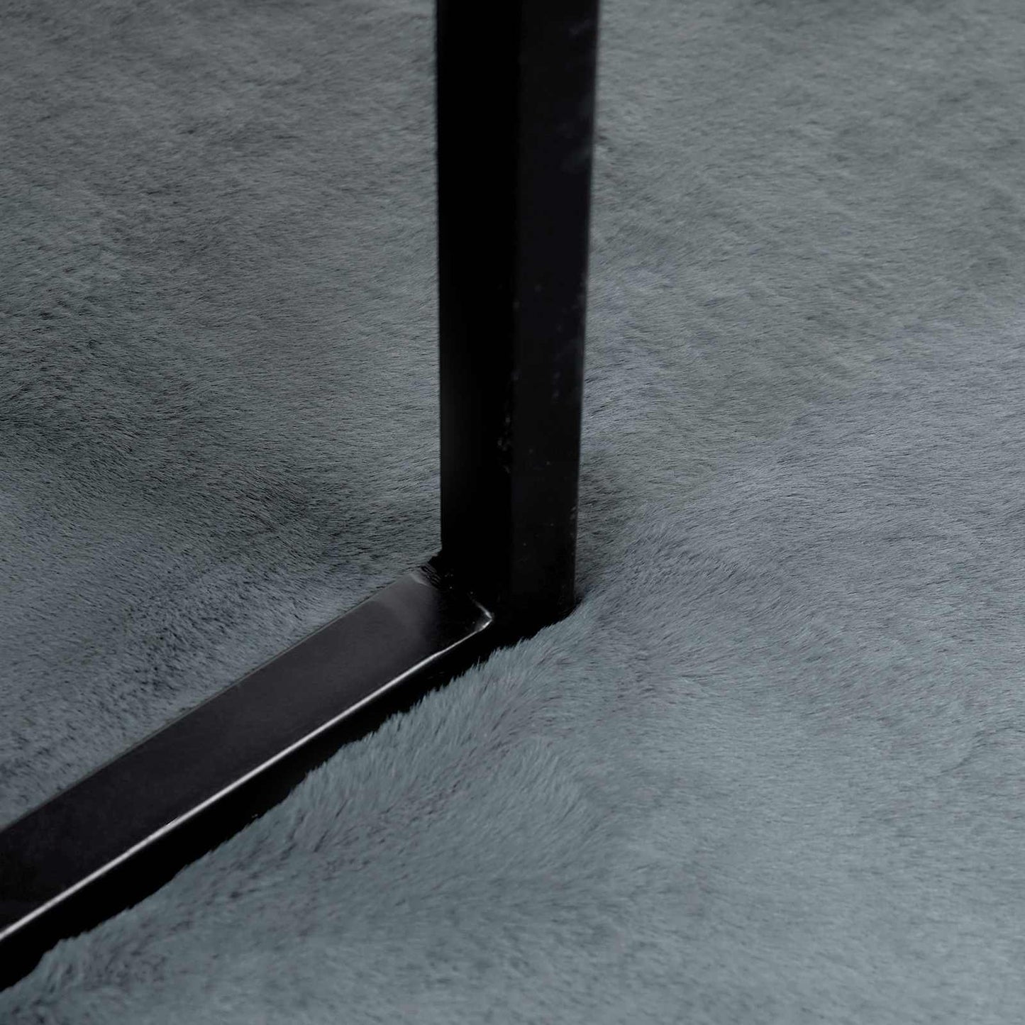 vidaXL Χαλιά Ψεύτικου Κουνελιού Olite Ανθρακί 80 x 120 cm Πολυεστέρας