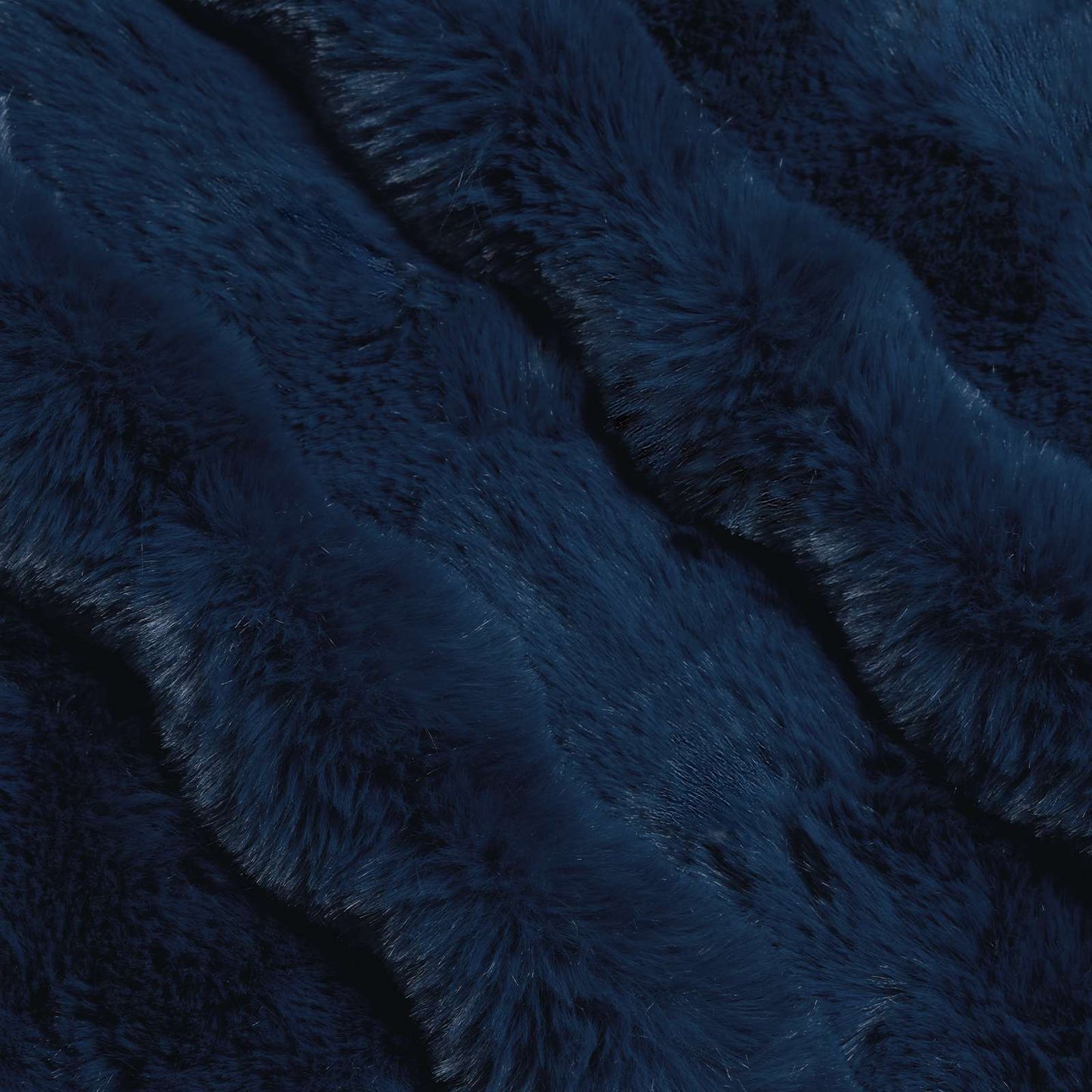 vidaXL Ψεύτικη κουβέρτα από κουνέλι 4 pcs Θαλασσί Μπλε 240 x 270 εκ.