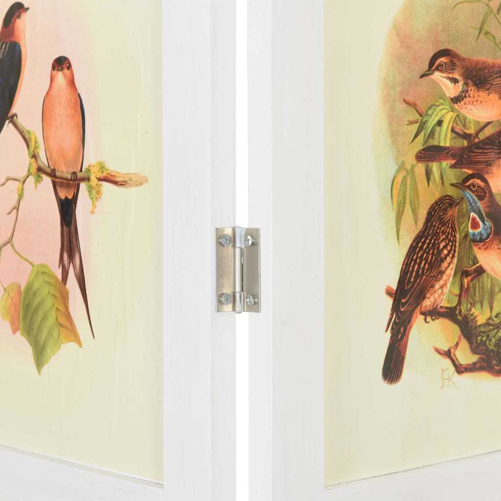 vidaXL Ρομδιβίδερ Πάνελ Λευκό 212 x 165 εκ. MDF