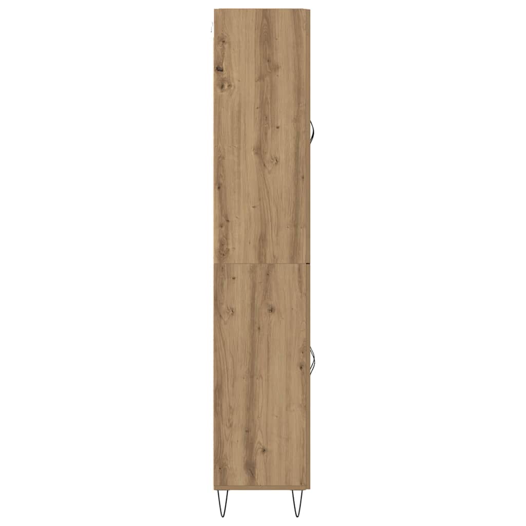 vidaXL Highboard Artisan Oak 69,5 x 34 x 180 εκ. Επεξεργασμένο ξύλο