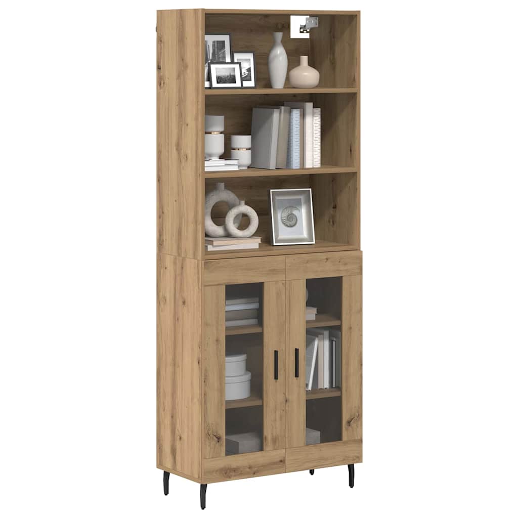 vidaXL Highboard Artisan Oak 69,5 x 34 x 180 εκ.